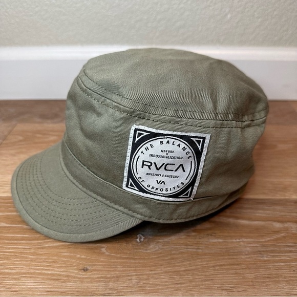 RVCA Women's Khaki Green Cadet Cap Hat - Picture 3 of 12